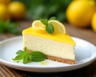 Ev yapımı limonlu cheesecake dilimi - Şefin önerisi